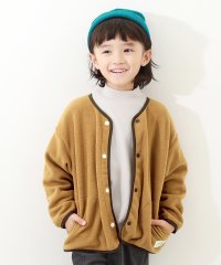 devirock/静電気防止 のんビリ フリース カーディガン 子供服 キッズ 男の子 女の子 トップス カーディガン 部屋着/504918670