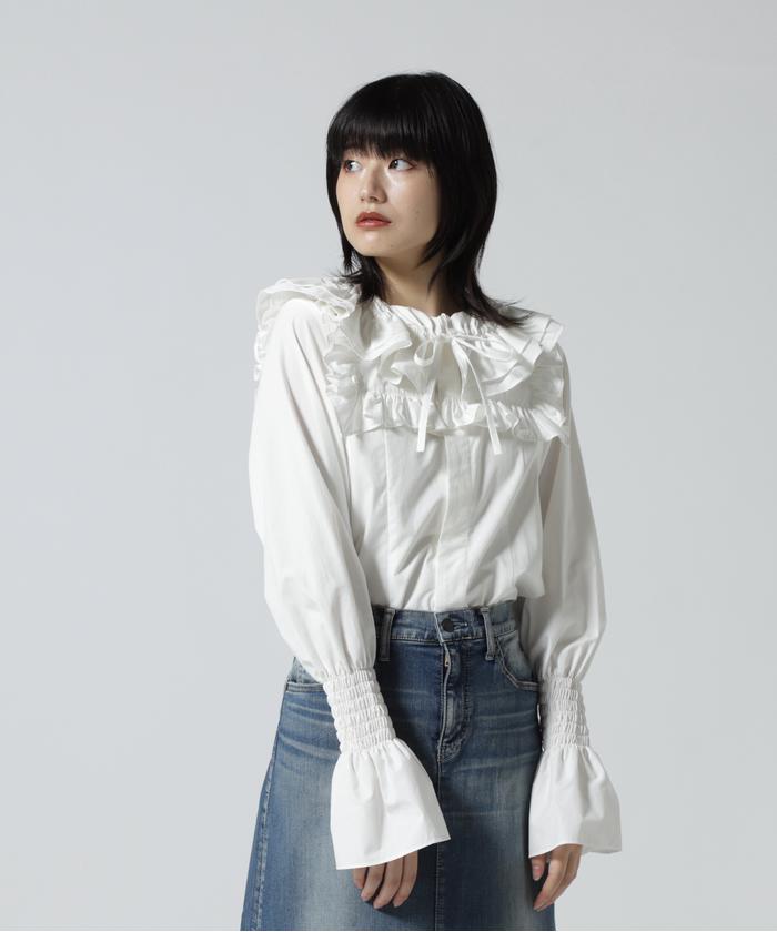 セール 40%OFF】RHODOLIRION/ロドリリオン Frill Ribbon Blouse