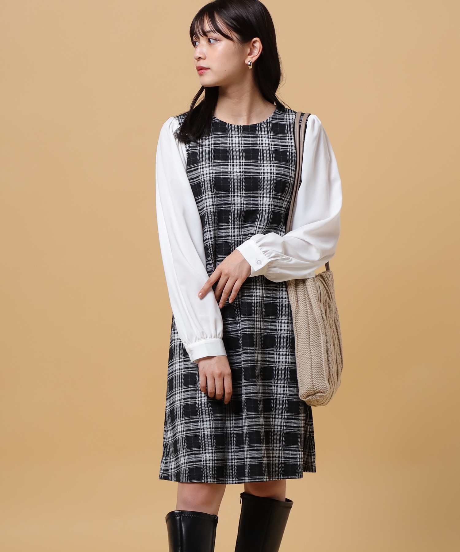 ワンピース(チェック柄)のファッション通販 - d fashion