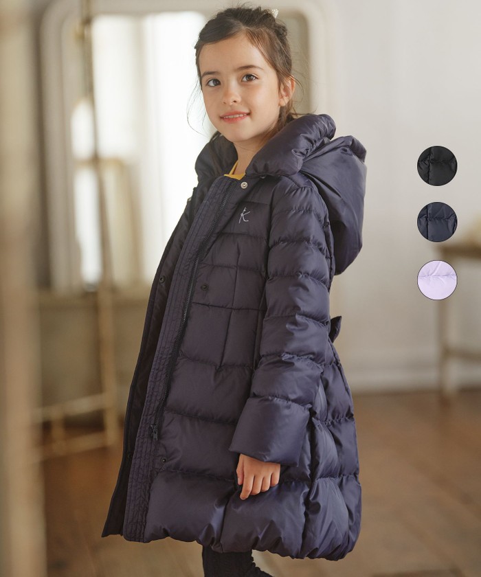 超目玉枠】 UNIQLO ウォームパデッドロングコート 女のコ 160cm