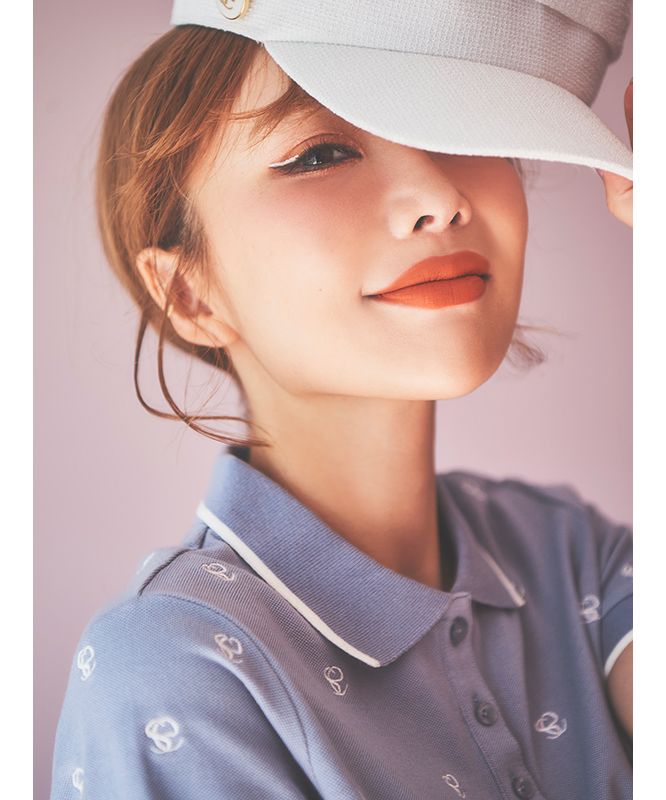 【再値下げ！新品】eimy golf♡esポイントツイードキャスケット ネイビー セール】エイミーイストワール eimy istoire esポイントツイード