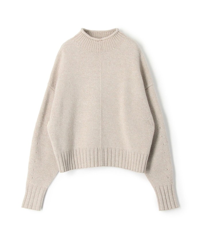 マカフィーMACPHEE ラムカシミヤ ビルドネックプルオーバー セール】ラムカシミヤ ビルドネックプルオーバー(504935874