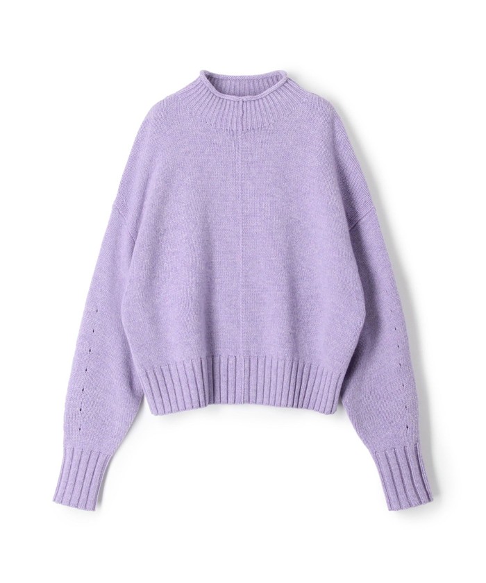 マカフィーMACPHEE ラムカシミヤ ビルドネックプルオーバー セール】ラムカシミヤ ビルドネックプルオーバー(504935874
