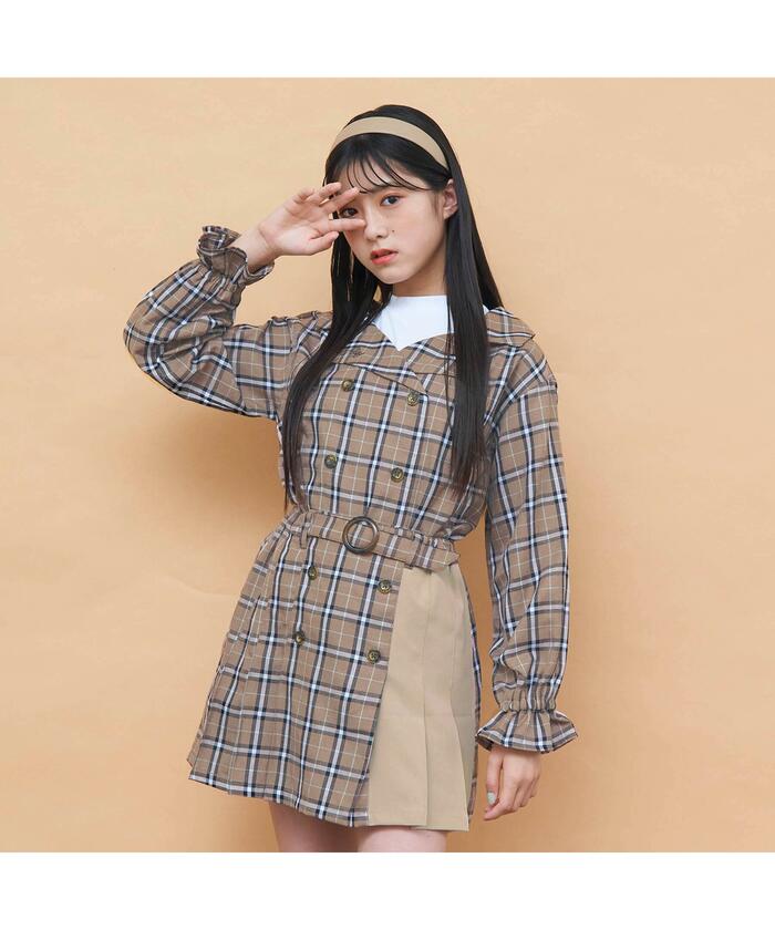 クーポン】【セール 20%OFF】トレンチ風セットアップ(504542198