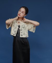 J by blue/ジェーバイブルー J by blue 《結婚式 パーティー 二次会》レースボレロ+キャミソールワンピースドレス/504854009