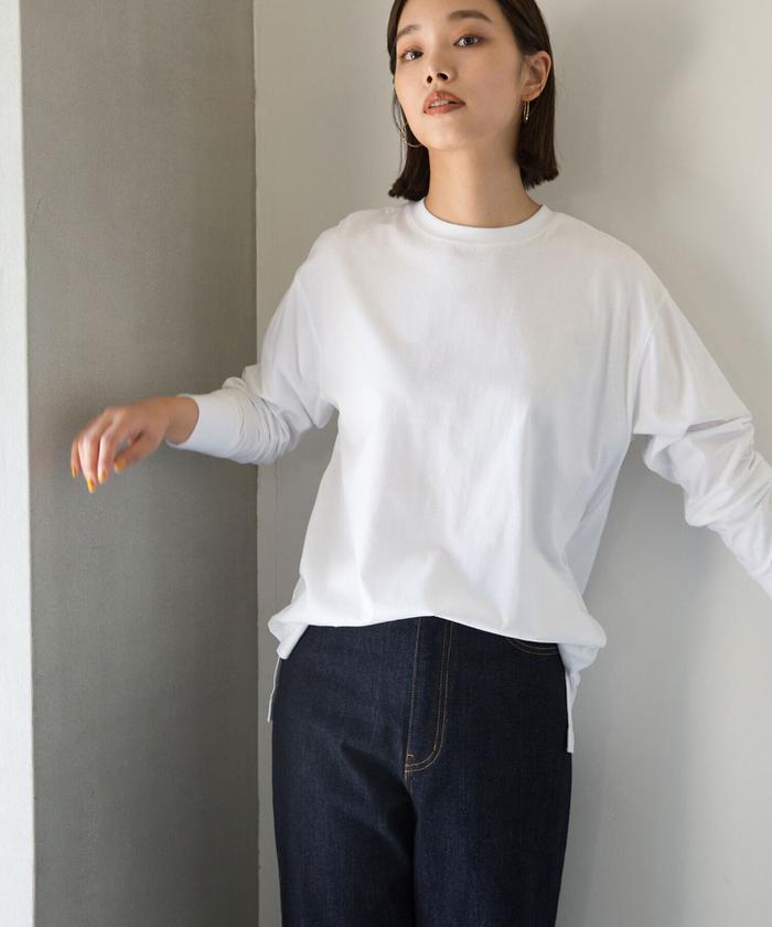 セール 30%OFF】LB.04/エンザイム加工天竺ロングスリーブTシャツ
