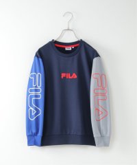 ikka kids/FILA フィラ フリース袖配色トレーナー（130〜160cm）/504896332