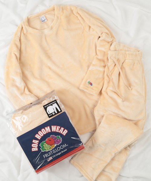 セール10%OFF】【Fruit of the Loom/フルーツオブザルーム】ボアフリース ルームウェア 上下セット (トレーナー×イージーパンツ)/ワンマイルウェア/パジャマ/リ(504918349) | FRUIT OF THE LOOM(FRUIT OF THE LOOM) - d fashion セール10%OFF】【Fruit of the Loom/フルーツオブザルーム】ボアフリース ルームウェア 上下セット (トレーナー×イージーパンツ)/ワンマイルウェア/パジャマ/リ(504918349) | FRUIT OF THE LOOM(FRUIT OF THE LOOM) - d fashion