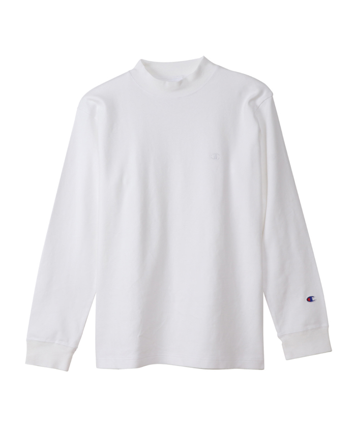 Champion チャンピオン ベーシックモックネック長袖Tシャツ C3－S402－22FW(504927663) | マックハウス（メンズ）(MAC  HOUSE(men)) - d fashion