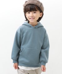 devirock/裏起毛 ビッグシルエット プルパーカー 子供服 キッズ 男の子 女の子 トップス パーカー トレーナー プルパーカー 肩落ち/504940844