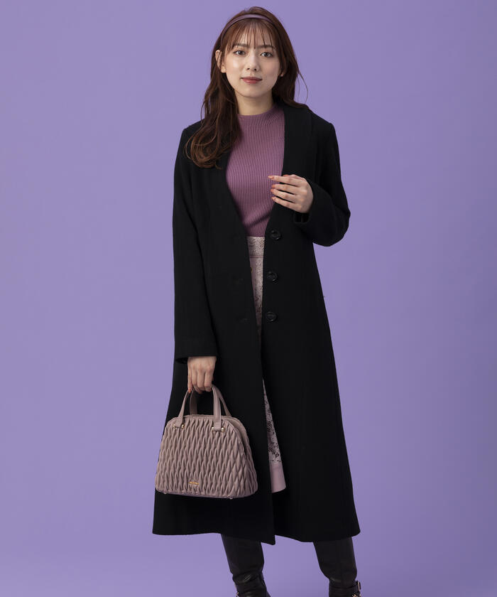 美品】ミッシュマッシュ MISCH MASCH チェスターコート ピンク