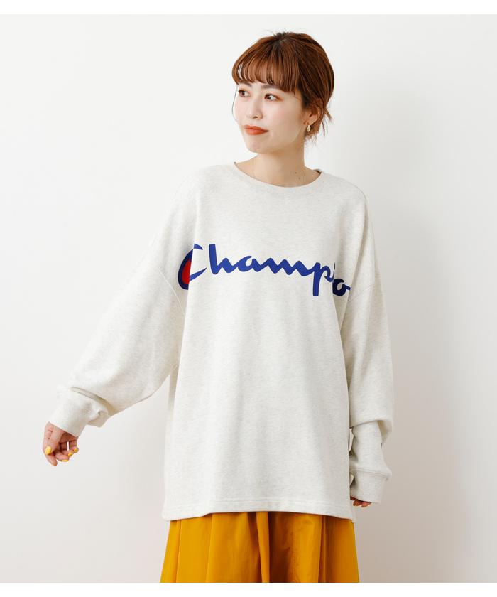 1度のみ着用 ロデオクラウンズ Champion ワイドボックスTシャツ