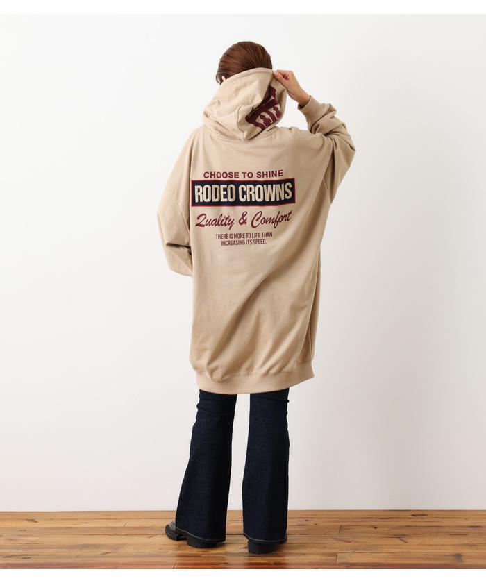DICKIESパーカー♡RODEO CROWNS ロデオクラウンズ タグ付き フードクラウンパーカーワンピース(504942572) | ロデオ