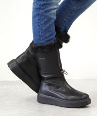 MINNETONKA/ボアミドルブーツ【18M16】スエード レザー 撥水加工/504944826