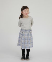 FITH/フィス FITH カットソー×ネルチェック ひざ丈切り替えワンピース/504945365
