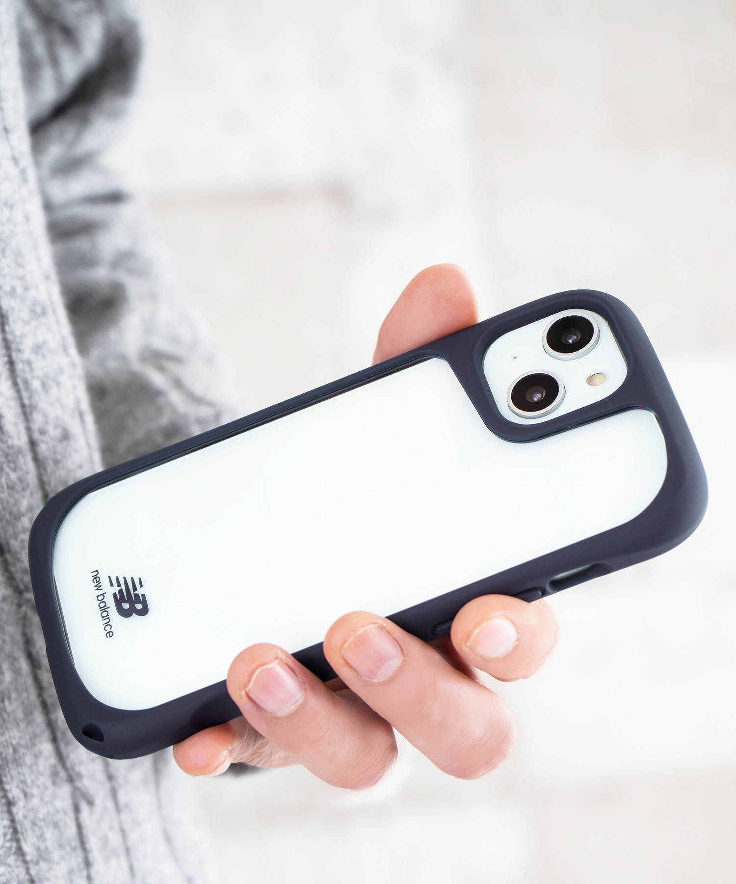 ニューバランス New Balance iPhone14 iPhone13 ケース クリア