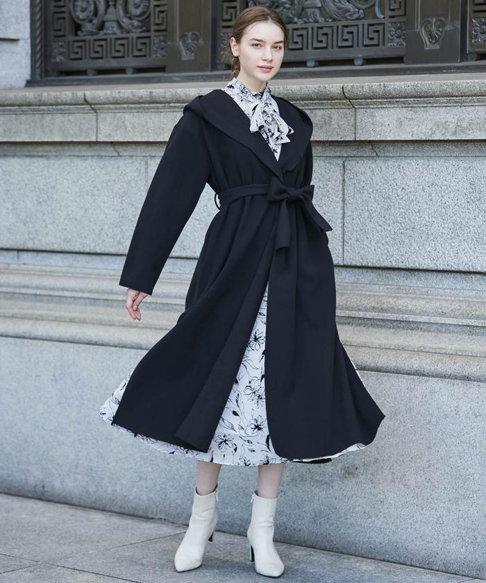 ウールライクロングフードコート(504939081) | AND COUTURE(AND ウールライクロングフードコート(504939081) | AND COUTURE(AND