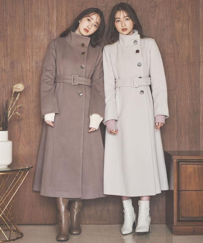 ハンドステッチ風スタンドコート(504948343) | ウィルセレクション ...