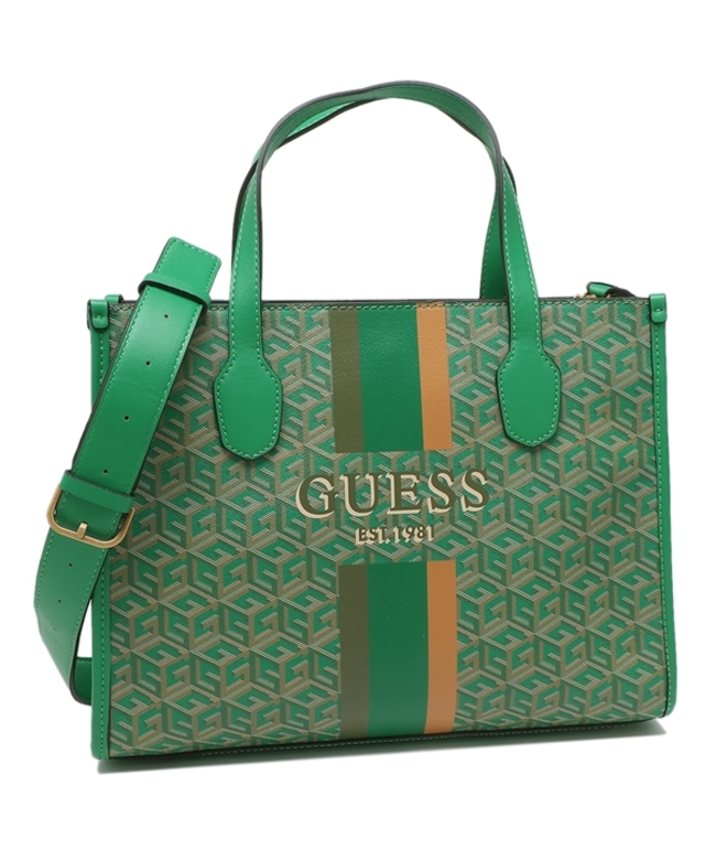 未使用品】GUESS ゲス 総柄 ピンク トートバッグ-