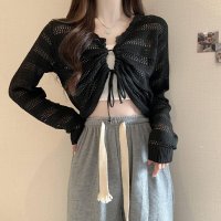 miniministore/フロントドロストニットトップスレディース/504949033