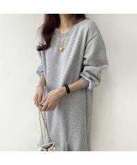 &soiree/アンドソワレ &soiree ボリュームスリーブマーメイドスウェットワンピース/504949692