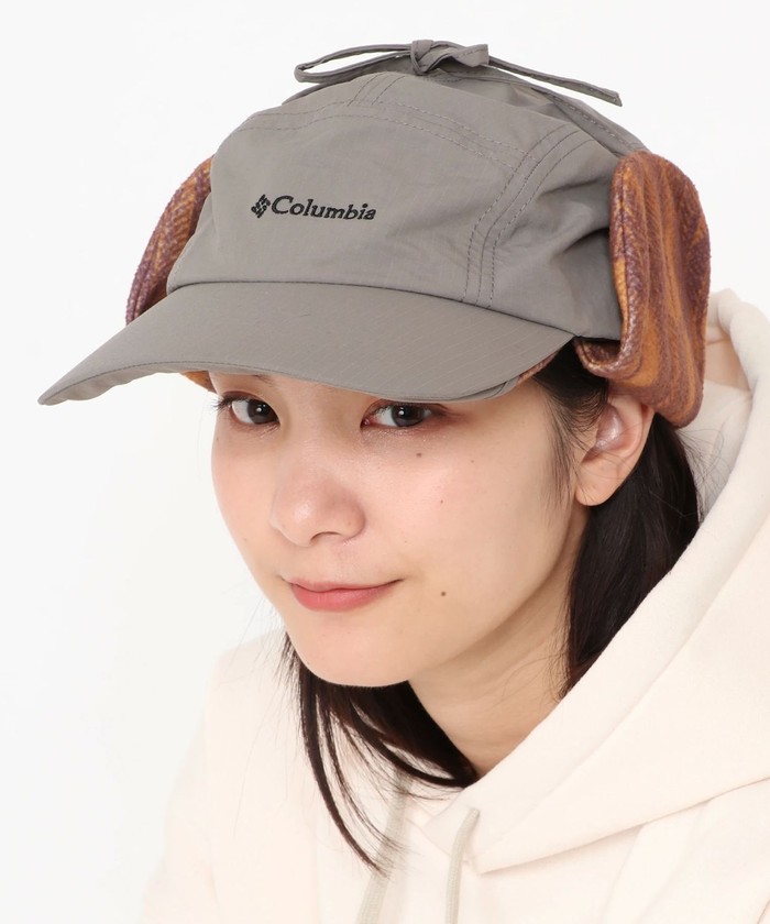 80s USA製 Columbia コロンビア ロングビル キャップ 紫系 S