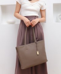 MERCURYDUO（BAG）/マーキュリーデュオ MERCURYDUO チャーム付きシンプルトートバッグ/504575459