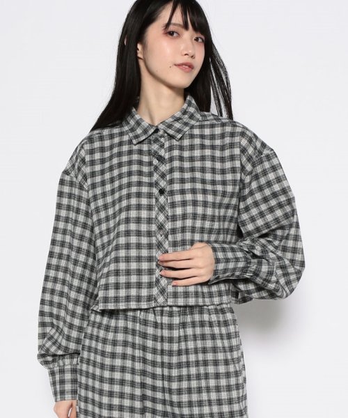 セール】【セットアップ対応商品】Short plaid shirt(504937071) | オリーブデオリーブ(OLIVE des OLIVE) -  d fashion