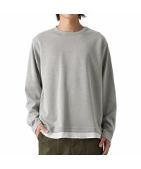 MAC HOUSE(men)/ORGABITS オーガビッツ ポンチ素材 配色フェイクレイヤードロングスリーブTシャツ QMH/03871FW－1/504940549