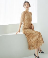 niana/ニアナ niana アンティーク刺繍レースボリュームスリーブパーティードレス/504950495
