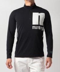 Munsingwear/『ENVOY/エンボイ』MOTION3D mロゴプリントジップシャツ【アウトレット】/504814672