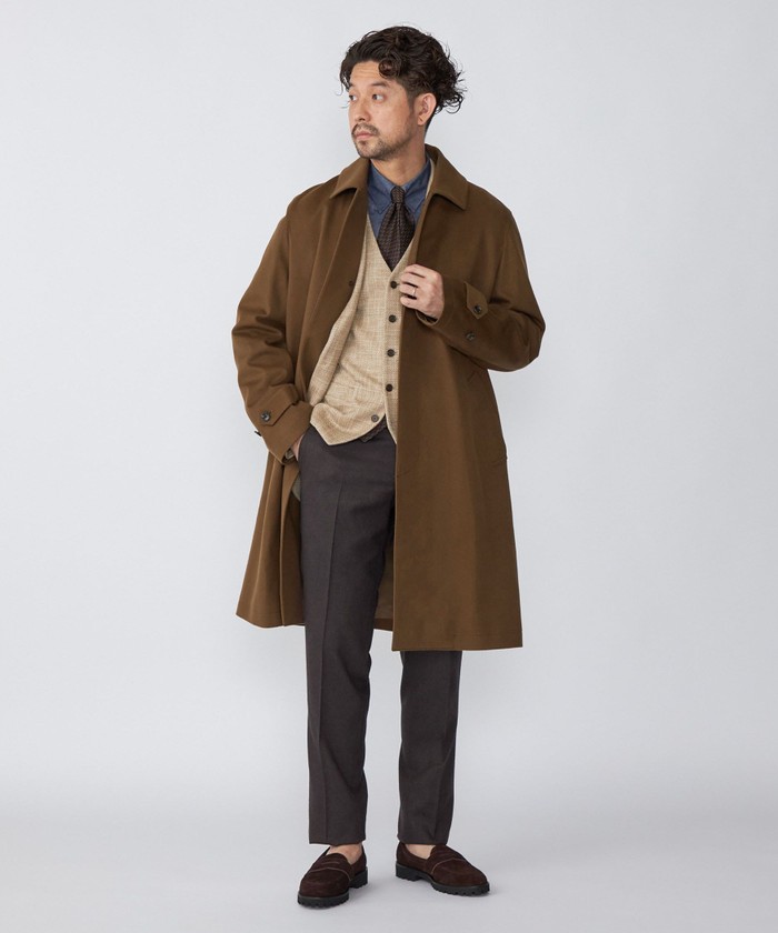 セール】SHIPS: LORO PIANA FABRIC ストーム システム ステンカラー コート(504883722) | シップス  メン(SHIPS MEN) - d fashion