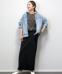Aletta vita/アレッタ ヴィータ Aletta vita エステルスパンフロントスリットロングスカート/504954061