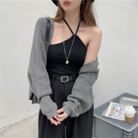miniministore/ミニミニストア miniministore ボレロニットカーディガン クロップド丈秋/504954372