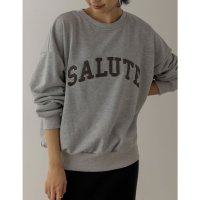 Re:EDIT/リエディ Re:EDIT 裏毛サガラ刺繍ロゴスウェットプルオーバー/504957096