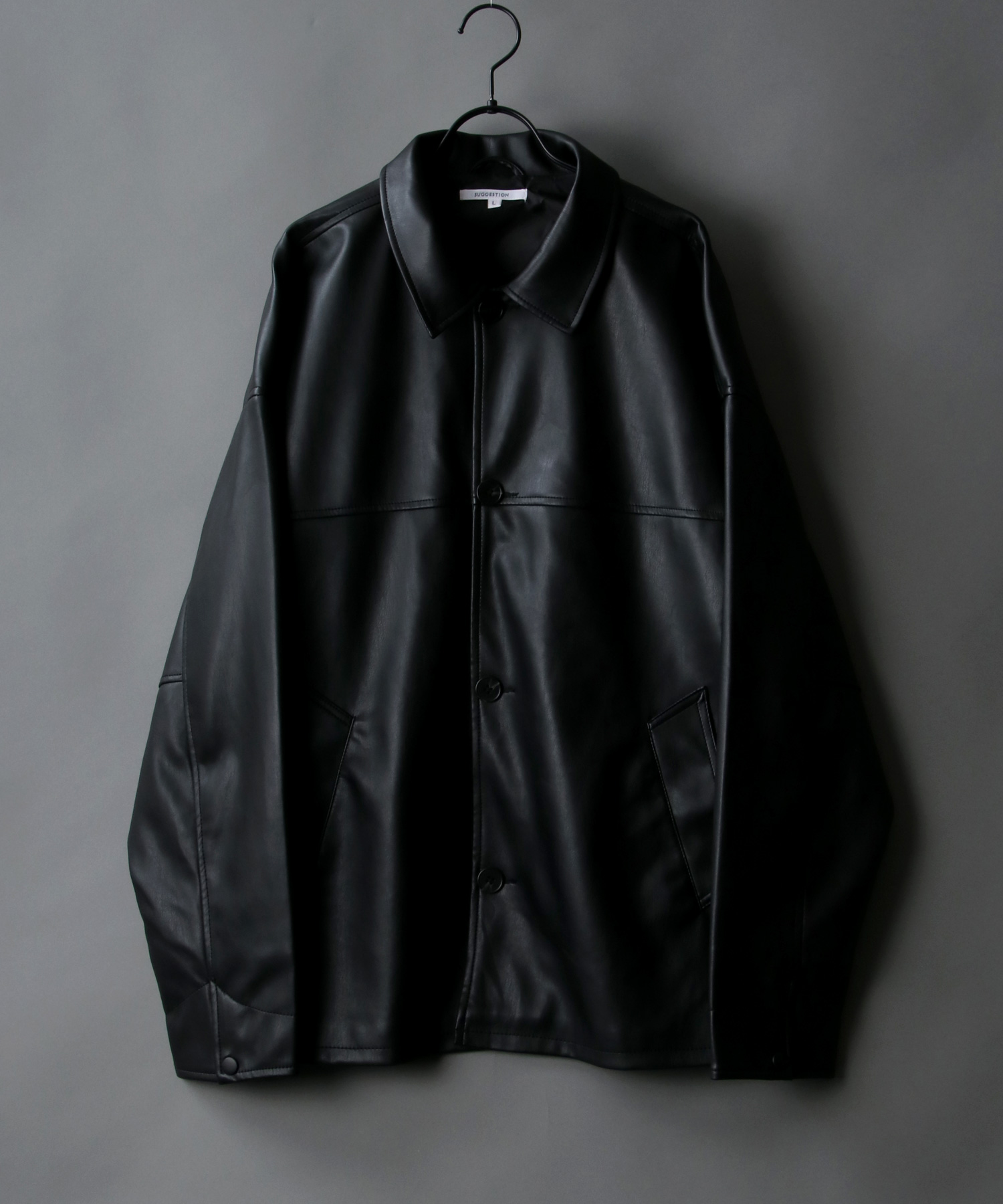 クーポン】【セール10%OFF】【SITRY】oversize synthetic leather Car
