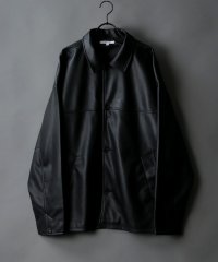 SITRY/【SITRY】oversize synthetic leather Car coat/オーバーサイズ フェイクレザー カーコート/504951957