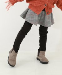 devirock/RICH WARM 裏シャギー プリント スカッツ 子供服 キッズ ベビー 女の子 ボトムス スカート スカッツ 10分丈スカッツ 裏起毛 総柄 通園 通学/504958157