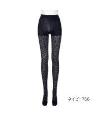 agnes b. /福助 公式 タイツ レディース agnes b. アニエスベー ハート柄 250デニール 714－5521<br>M－Lサイズ ブラック 婦人 女性 フクスケ /504958225