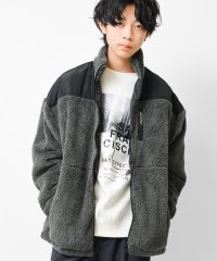 RAT EFFECT/ラット エフェクト RAT EFFECT ボアナイロン切替ブルゾン/504958489
