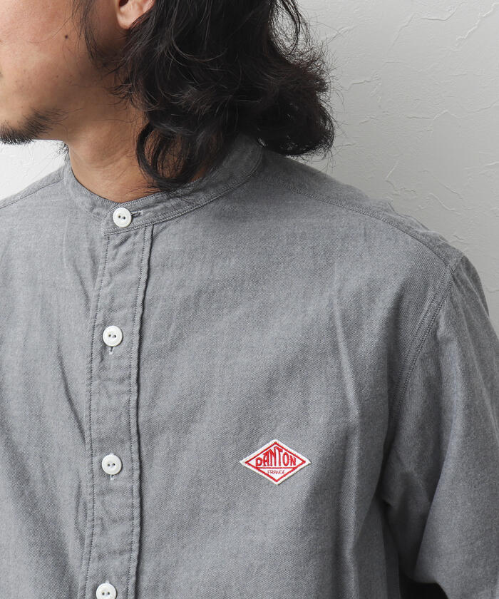 DANTON/ダントン バンドカラーシャツ フランネル BAND COLLAR FLANNEL - homabayassembly.go.ke