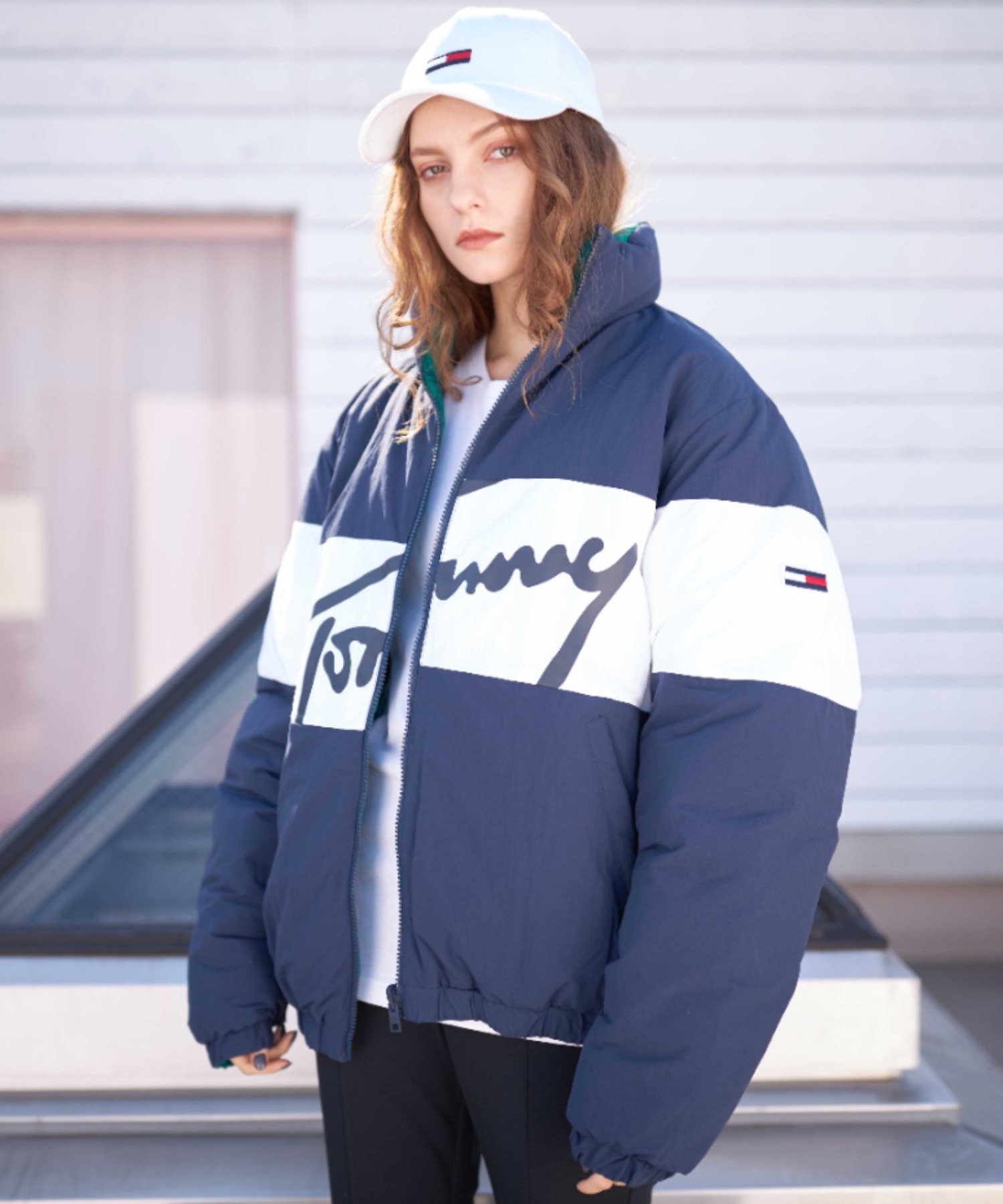 品質満点！ 超美品☆トミージーンズ☆TOMMYJEANS☆リバーシブル