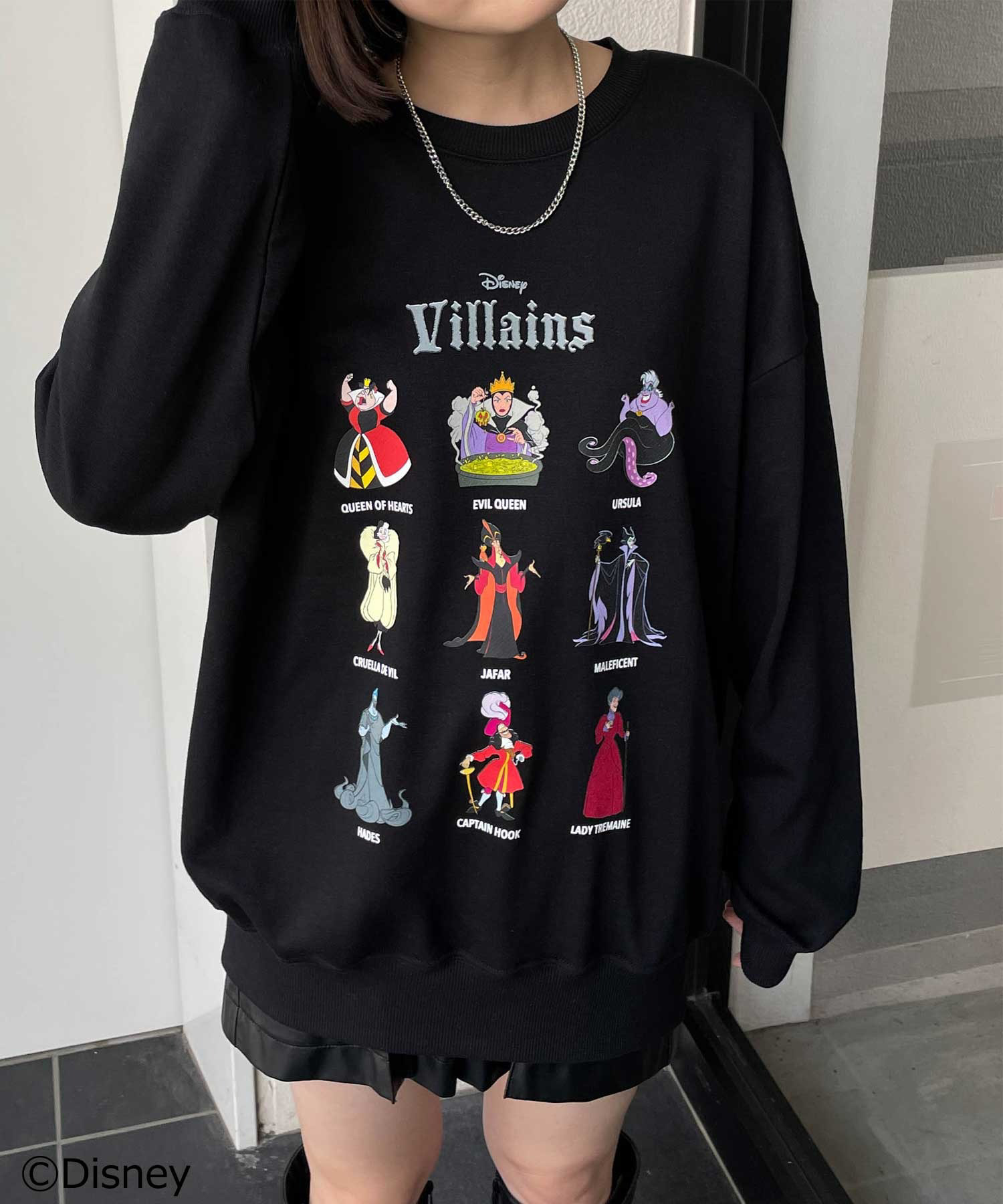 別注 Disney Villains Bigプルオーバー ウィゴー Wego D Fashion