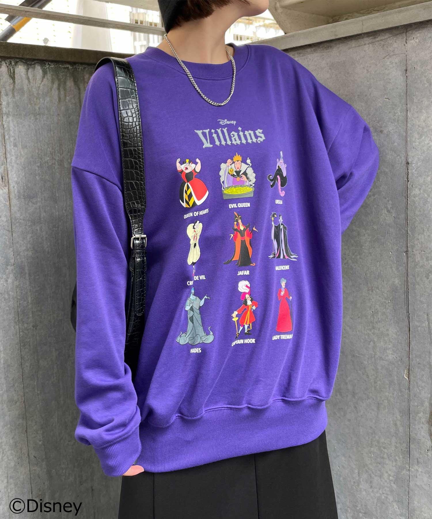 別注 Disney Villains Bigプルオーバー ウィゴー Wego D Fashion