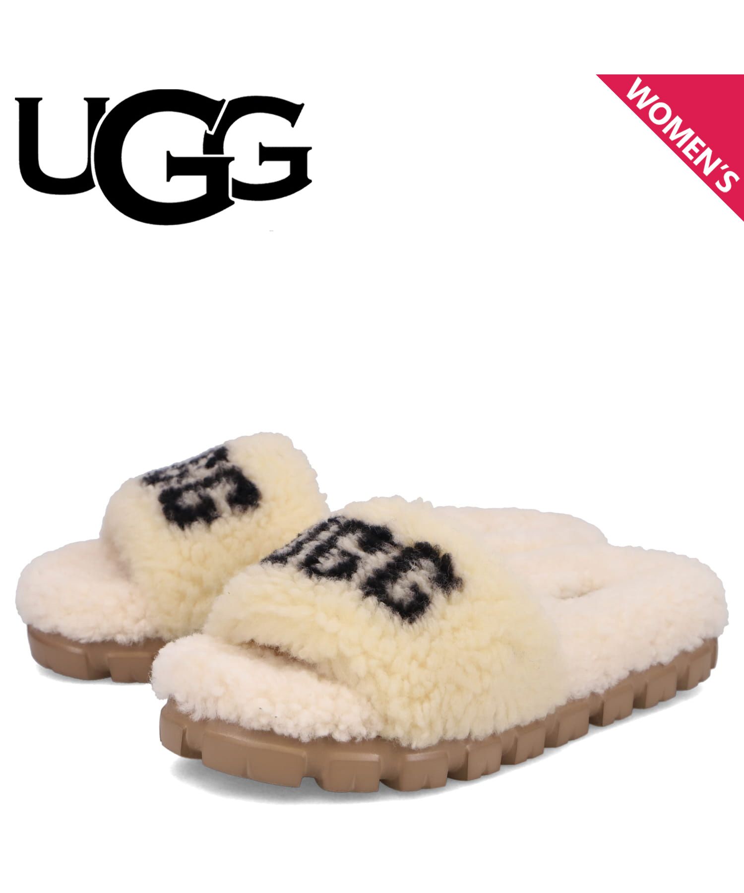 UGG アグ サンダル スライドサンダル コゼッタ カーリー グラフィック 