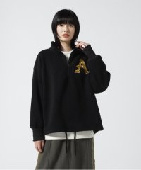 AVIREX/ハーフジップ エンブロイダリー トップス / L－L/S HALF ZIP EMBROIDERY TOPS/504870226