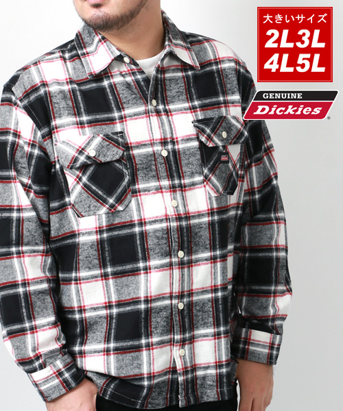 GENUINE Dickies】ディッキーズ 大きいサイズ 2L 3L 4L 5L チェック ...