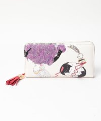 tsumori chisato CARRY/女優プリント ラウンドファスナー長財布　長財布/504961026