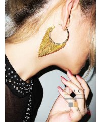 bombshell/ボムシェル bombshell アクセサリー フープ でかピアス フリンジ キラキラ ダンスグッズ 派手 丸い ゴージャス アクセ ダンサー bombshell/504963041