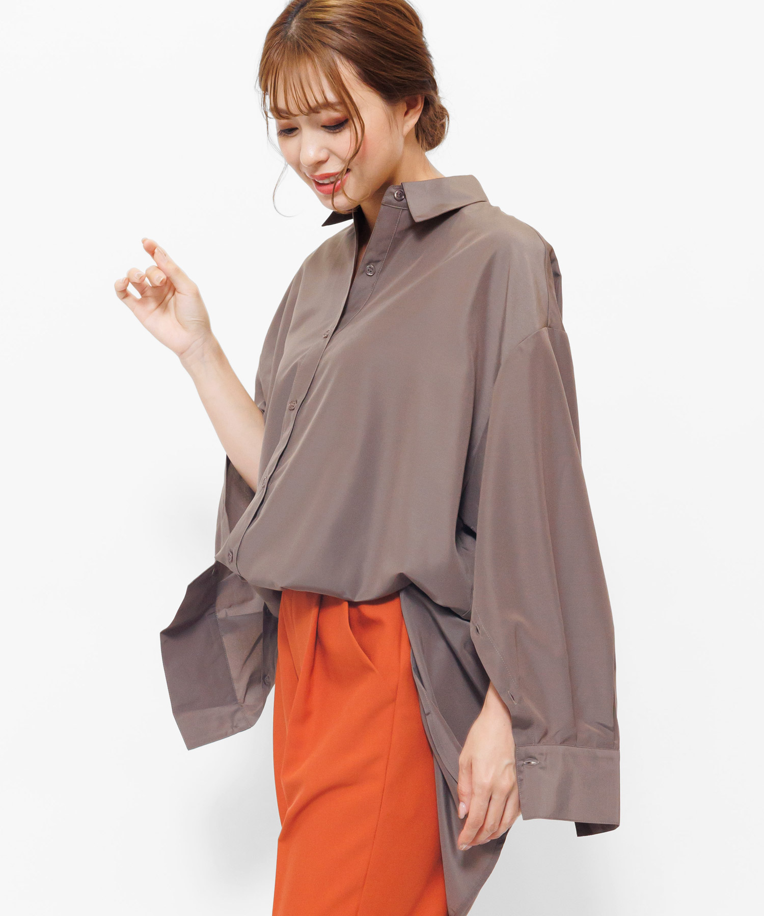 ブラウス シャツ AM13 PONCHO ポンチョ レディース セール】AM13 PONCHO ポンチョ（シャツ/ブラウス）｜agnes b